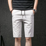 Summer,Cotton,Straight,Sport,Shorts,Casual,Elastic,Waist,Pockets,Shorts,Shorts