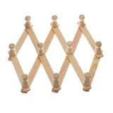 Wooden,Hanger,Clothes,Mounted,Hanging,Towel,Retractable