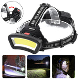 BIKIGHT,600LM,Headlamp,Rechargeable,Modes,Flashlight,Waterproof,Headlight,Torch,18650,Battery