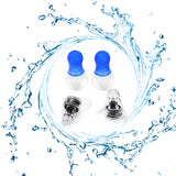 Pairs,Earplugs,Noise,Reduction,Silicone,Plugs,Camping,Travel,Sleeping,Swimming,Earplugs
