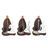 Ceramic,Waterfall,Backflow,Smoke,Incense,Burner,Censer,Holder,Decorations,Cones