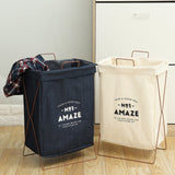 Foldable,Laundry,Baskets,Collapsible,Hamper,Denim,Storage