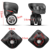 Black,Luggage,Suitcase,Universal,Wheels,Repair,Replacement