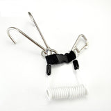 DIVING,Double,Heads,Douable,Hooks,Diving,Stainless,Steel,Spring,Hanging,Diving