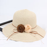 Women,Folding,Woven,Brimmed,Bucket,Outdoor,Bandage,Beach,Dress,Visor,Bowknot