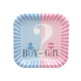 Gender,Reveal,Party,Supplies,Shower,Decorations,Disposable,Tablewear,Plates,Napkins