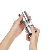 Stainless,Steel,Glass,Pepper,Spice,Grinder,Adjustable,Cooking