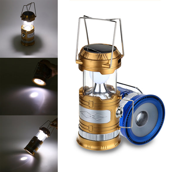 Portable,Rotate,Lantern,Camping,Solar,Rechargeable,Flashlight,Torch
