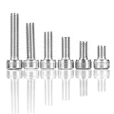 Suleve,M4SH3,50Pcs,Stainless,Steel,Socket,Screws,Bolts,Optional,Length