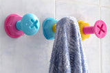 Candy,Color,Screw,Bathroom,Hooks,Racks,Clothes,Hanger,Plastic,Towel