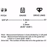 Drive,Substitution,Chain,Chain,Links,Pitch,Gauge