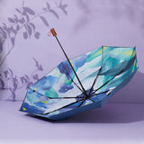 Beneunder,Folding,Sun&Rain,Umbrella,Vinyl,Protection,Double,Layer,Printing,Umbrella