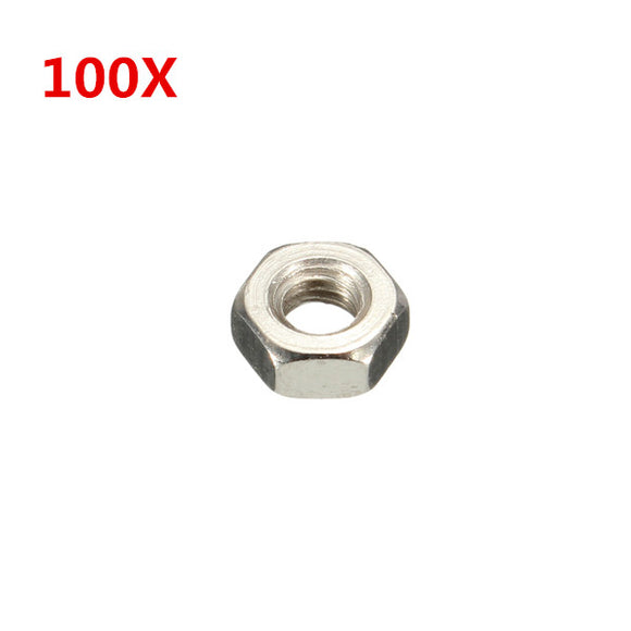 Suleve,M3SN1,100Pcs,Stainless,Steel,Hexagon,Screw,Bolts