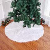 Plush,Christmas,Skirt,Floor,Cover,Christmas,Party,Decorations