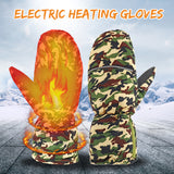 TENGOO,Electric,Heating,Glove,Camouflage,Battery,Powered,Waterproof,Sports,Winter,Mitten