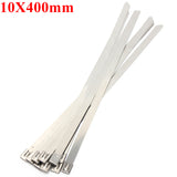 10pcs,10X400mm,Metal,Stainless,Steel,Strap