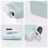 600ML,Creative,Silicone,Foldable,Sport,Water,Bottle,Collapsible,Drink,Outdoor,Travel,Travel,Kettle,Bicycle,Water,Bottle