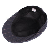 Women,Outdoor,Causal,Stripe,Leisure,Beret,Adjustable,Sunshade,Forward