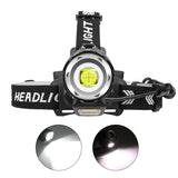 XANES,2032B,1800lm,Headlamp,Waterproof,Charging,Adjustable,Power,Display,Flashlight,Cycling,Fishing,Headlight