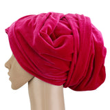 Women,India,Ruffle,Chemo,Beanie,Scarf,Turban,Comfortable,Material