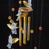 Angel,Chimes,Aluminum,Hanging,Garden,Decoration