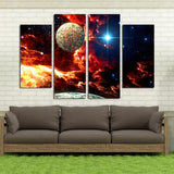 Miico,Painted,Combination,Decorative,Paintings,Cosmic,Starry,Decoration