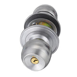 Stainless,Steel,Round,Lever,Handle,Entrance,Bedroom,Bathroom