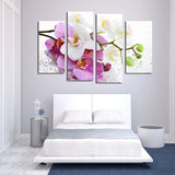 Miico,Painted,Combination,Decorative,Paintings,Botanic,Phalaenopsis,Decoration
