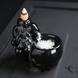 Porcelain,Backflow,Ceramic,Incense,Burner,Holder,Buddhist,Cones