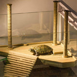 Reptile,Turtle,Basking,Floating,Platform,Ladder,Aquarium,Decorations