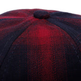 Womens,Cotton,Adjustable,Plaid,French,Brimless,Fashion,Crimped,Skullcap,Sailor