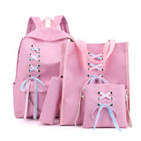 Canvas,Backpack,Rucksack,Teenage,Girls,School,Handbag,Outdoor,Travel