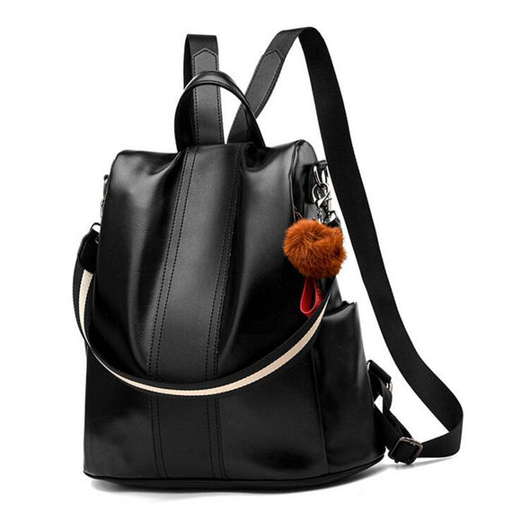 Women,Girls,School,Leather,Backpack,Outdoor,Travel,Handbag,Portable,Shoulder