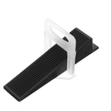 50Pcs,Black,Leveling,System,Wedges,Clips,Floor,Spacers,Strap,Device,Tools