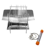 Portable,Folding,Barbecue,Grill,Stainless,Steel,Camping,Stove,Outdoor,Picnic,Camping