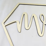 Wedding,Bride,Groom,Chair,Signs,Hanging,Wooden,Party,Decorations