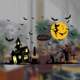 Miico,XL891,Cartoon,Sticker,Halloween,Sticker,Removable,Sticker,Decoration,Witch