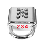 KCASA,Digit,Button,Combination,Padlock,Travel,Suitcase,Luggage