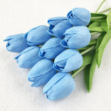 10PCS,Artificial,Tulips,Flores,Artificiales,Bouquets,Party,Artificial,Flowers