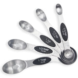 KCASA,Liquid,Ingredient,Stainless,Steel,Magnetic,Measuring,Spoons,Kitchen,Tools