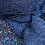 Women,Folding,Woven,Brimmed,Bucket,Outdoor,Beach,Dress,Visor,Bowknot
