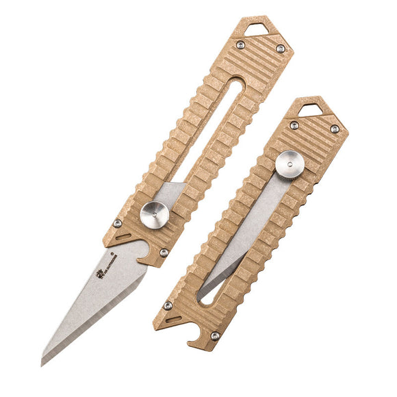 OUTDOORS,12.2cm,Tactical,Folding,Blade,Knife,Opener,Keychain,Survival,Camping,Outdoor,Point,Blade