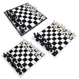 Portable,Chess,Tournament,Chess,Plastic,Pieces,Black,Chess,Board