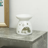Ceramic,White,Burner,Warmer,Diffuser,Tealight,Candle,Holder,Indoor