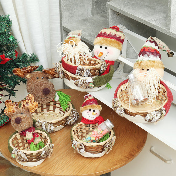 Christmas,Decoration,Candy,Basket,Desktop,Ornaments,Children,Candy,Basket,Decoration,Candy