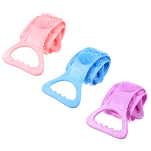 Silicone,Scrub,Strap,Exfoliating,Towel,Shower,Scrubber,Brush