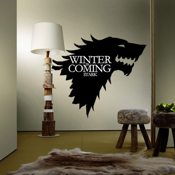 Thrones,Stark,Family,Emblem,Stickers,Engraved,Stickers
