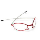 Women,Portable,Light,Folding,Circle,Reading,Glasses,Flexible,Telescopic,Presbyopic,Glasses