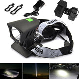 Lumens,8800mAh,Headlamp,Rechargeable,Bicycle,Headlight,Modes,Bicycle,Front,Light