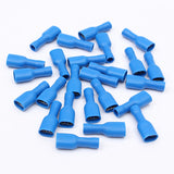 50Pcs,Red&Blue,6.3mm,Female,Insulated,Spade,Crimp,Connector,Terminal